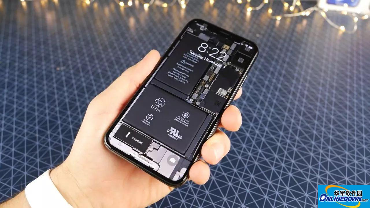 全透明的iphone X改造太暴力 这张透明壁纸让你一样回头率100 华军新闻网