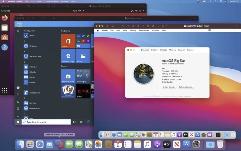 虚拟软件VMware Fusion 12发布：MacOS免费运行Windows、Linux