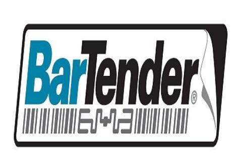 BarTender条形码打印时设置始终居中的操作流程
