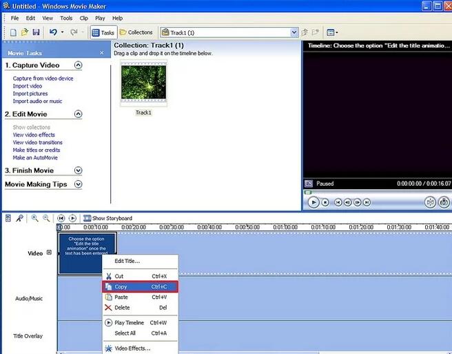 以Add Subtitles to a Movie in Windows Movie Maker Step 7为标题的图片