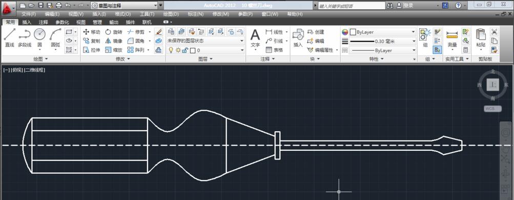 AutoCAD2012：[11]如何设置线形和线宽