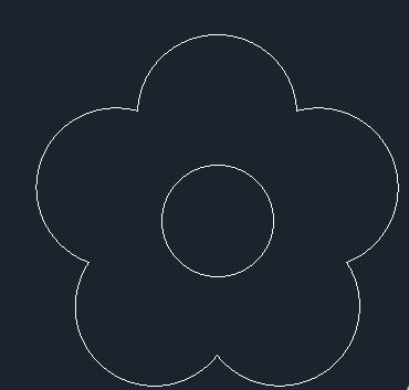 AUTOCAD2018如何绘制花朵？