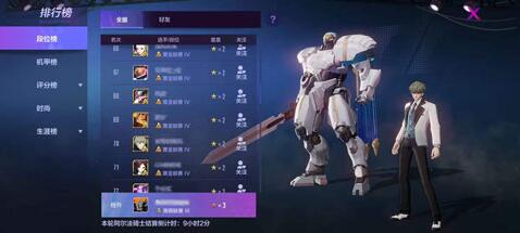 机动都市阿尔法怎么看段位 机动都市阿尔法游戏段位介绍