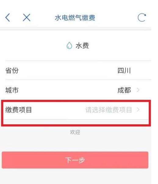 天府通办怎么交水费