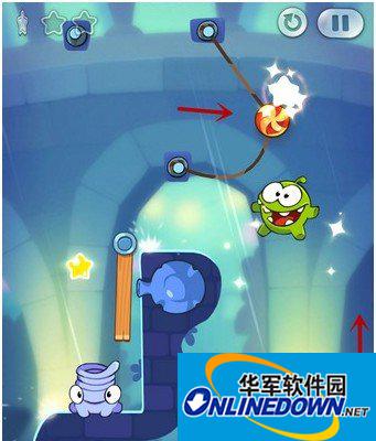 割绳子2城市公园4-12攻略三星详解