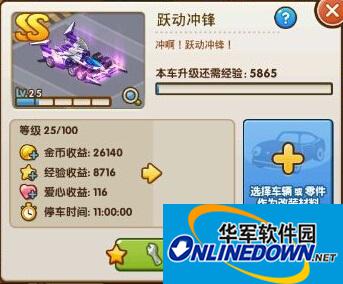 全民小镇布局图最新车跃动冲锋属性图鉴一览