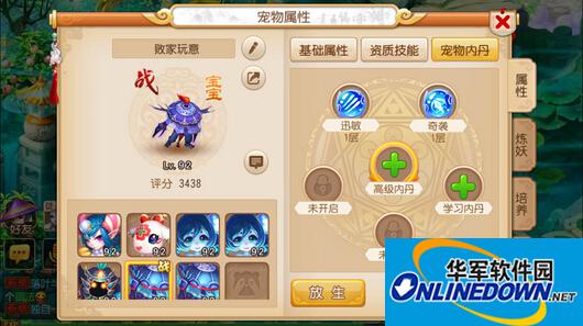 梦幻西游手游攻宠内丹怎么选择