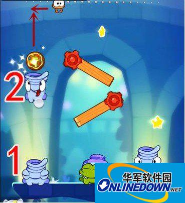 割绳子2城市公园4-21攻略图文详解