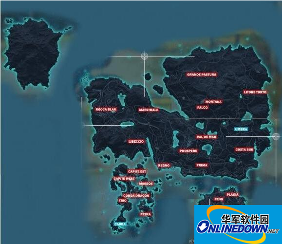 正当防卫3地图有多大？正当防卫3地形全貌分析