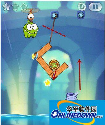 割绳子2城市公园4-16攻略三星详解