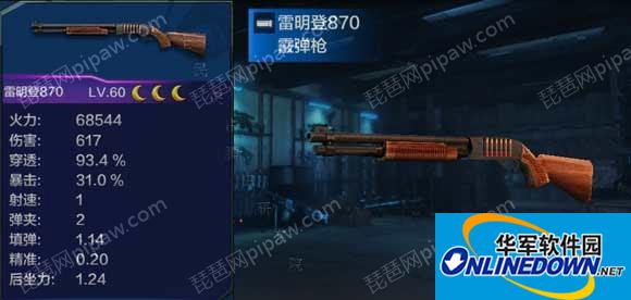 全民突击雷明登870好不好?雷明登870属性介绍!