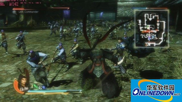 真三国无双7：猛将传下邳防卫战吕布秘武的位置