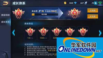 手游《王者荣耀》贵族特权怎么获得？