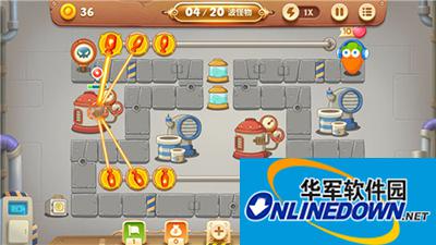 保卫萝卜3工厂模式22关卡金萝卜攻略