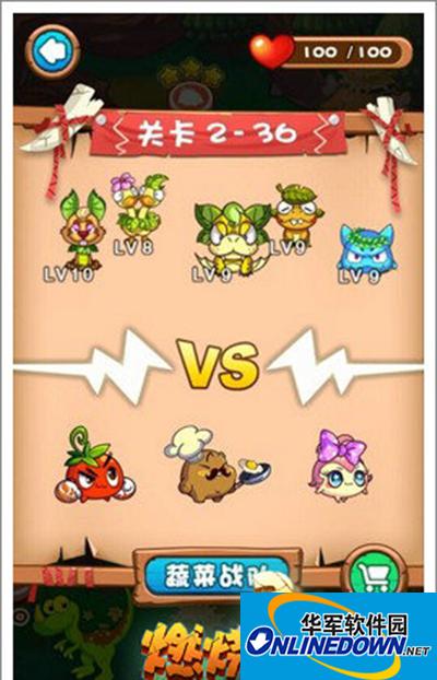 燃烧的蔬菜3 2-36附属蔬菜发威三星通关