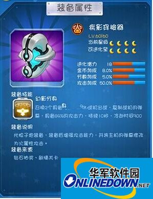 全民飞机大战疾影穿梭器满级属性攻略