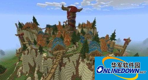 我的世界之魔兽世界场景图