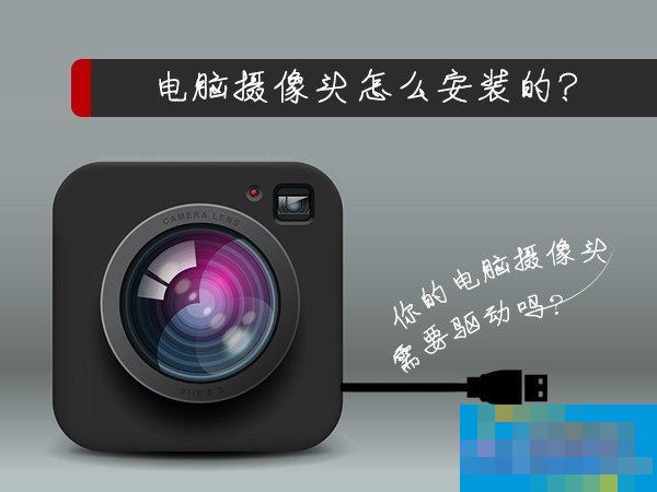 电脑摄像头怎么安装的？装计算机摄像头的方法